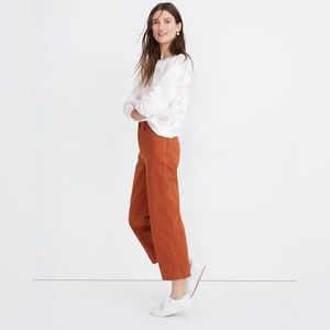 Madewell Curvy Slim Emmett Wide Leg Pants